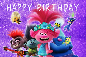 Tr0lls tema fondo <span class=keywords><strong>de</strong></span> vinilo decoración <span class=keywords><strong>de</strong></span> fiesta <span class=keywords><strong>de</strong></span> feliz cumpleaños para niños niño y niña accesorios <span class=keywords><strong>de</strong></span> estudio fotográfico boda Decorations-X0219 - Product Image 6