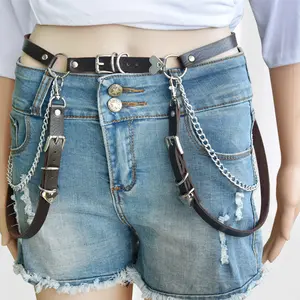 Hot Verkoper 100Cm Lengte Zinklegering Pu Fasion Taille Sex Taille Riemen Voor Meisje Jeans Broek In Amerika
