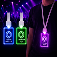 Fábrica de placas de identificación digitales con pantalla LED de acrílico, etiqueta con nombre para personal, para uso en hoteles, bares, eventos, festivales y promociones.