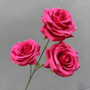 Arreglo de salón de Bodas de seda de gama alta <span class=keywords><strong>con</strong></span> <span class=keywords><strong>flores</strong></span> artificiales de color rojo rosa elegante arco de <span class=keywords><strong>flores</strong></span> falsas <span class=keywords><strong>y</strong></span> plomo de carretera para bodas - Product Image 5