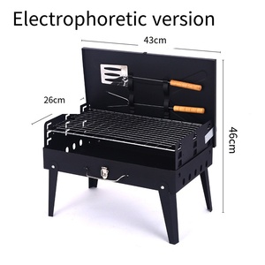 Parrilla Plegable para Exteriores con Caja de Herramientas Integrada, Rejilla para Asar, Parrilla para Vendedores Ambulantes - Product Image 2