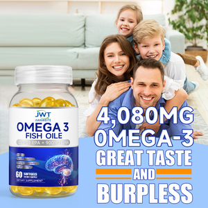 Cápsulas de Aceite de Pescado <span class=keywords><strong>Omega</strong></span> <span class=keywords><strong>3</strong></span> a <span class=keywords><strong>Precio</strong></span> de Fábrica, Suplementos en Cápsulas Blandas para la Salud del Cerebro, Articulaciones, Ojos <span class=keywords><strong>y</strong></span> Corazón con <span class=keywords><strong>EPA</strong></span> <span class=keywords><strong>y</strong></span> <span class=keywords><strong>DHA</strong></span> - Product Image 3