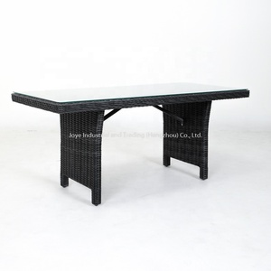 Joye ocio Patio mimbre mesa de comedor jardín <span class=keywords><strong>reclinable</strong></span> Alu PE ratán muebles de exterior sofá 6 piezas conjunto - Product Image 5