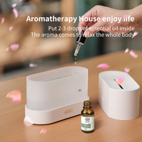 Diffuseur d'huiles essentielles à effet flamme, humidificateur d'air, télécommande, alimentation USB, pour la maison et l'hôtel, vente chaude
