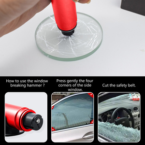 Mini Car Safety Hammer Marteau Martelo Cửa Sổ Kính Đập Vỡ Martillo Tự Động Tự Vệ Brise Vitre Cứu Hộ Thoát Công Cụ - Product Image 5
