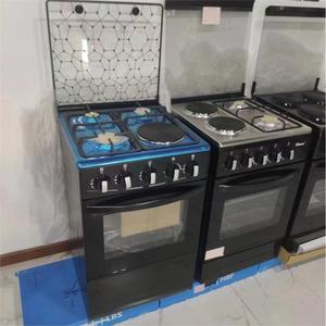 Penjualan terlaris baru 3-gas 1-kompor vertikal listrik, dilengkapi dengan oven berkapasitas besar, oven dengan rak dan nampan