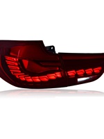 Adapté aux feux arrière BMW Série 3 GT, compatible avec les modèles 2013-2020, nouveaux feux arrière dynamiques style écailles de dragon 12V.