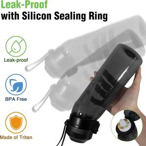 בקבוק מים bpa חינם מתחילים לשתות בקבוק, 650 מ "ל פירות ניחוח בקבוק מים עם 7 פלאוקי מברשת abd - Product Image 3