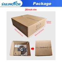 Kit de conversion de vélo électrique Sailimotor 1500W 2000W 48V 52V 60V 72V, kit de moteur de moyeu MTX 3000W pour vélo électrique