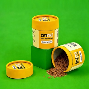Cat Snack <b>Box</b> Food Tube Eco-Friendly Packaging <b>Box</b> Food Grade Paper Tube Packaging <b>Round</b> Cardboard Tube - Product Image 1