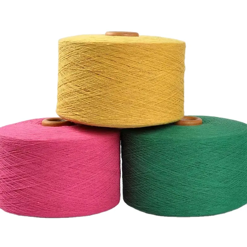 Jiali текстильная 100% хлопчатобумажная пряжа низкая цена хорошее качество окрашенная