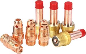 53 pièces Lentille de gaz courte universelle pour torche de soudage TIG # Kit de 10 accessoires pour tasses en verre pour WP-17/18/26 - Product Image 2