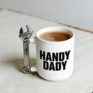 Taza de café de cerámica creativa para <span class=keywords><strong>el</strong></span> Día del Padre con mango de llave inglesa, taza 3D, regalo único de cumpleaños o Navidad para papá o <span class=keywords><strong>abuelo</strong></span>. - Product Image 4