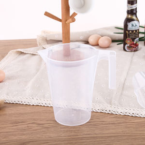 Pichet <span class=keywords><strong>à</strong></span> mesurer liquide de qualité alimentaire solide OEM 1L gobelet <span class=keywords><strong>à</strong></span> mesurer en plastique écologique avec usage en cuisine vente en gros avec poignée - Product Image 3