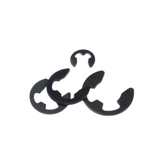 E-Type Retaining Rings 11mm Metric Carbon Steel Snap In Oxidation Blackened Customizable OEM Sample - Product Image 2