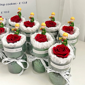 Nuevos Ramos de Rosas del <span class=keywords><strong>Principito</strong></span>, Flores de Jabón, Artículos para <span class=keywords><strong>el</strong></span> Día de San Valentín, Regalos para <span class=keywords><strong>el</strong></span> Día de San Valentín 2026 para Ella, Mamá, Esposa, Hermana, Novia - Product Image 2