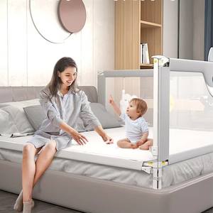 Clôture de chevet Chocchick Protection de <span class=keywords><strong>garde</strong></span>-<span class=keywords><strong>corps</strong></span> pliable moderne levage Vertical sécurité ouverte bébé lit Rail enfants <span class=keywords><strong>garde</strong></span>-lit - Product Image 3
