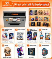 Offre Spéciale – Machine d'impression UV A3 (30 x 50 cm) CMYKW avec vernis, 2400 dpi, pour coques de téléphone, logos, patchs et trophées (modèles I3200)