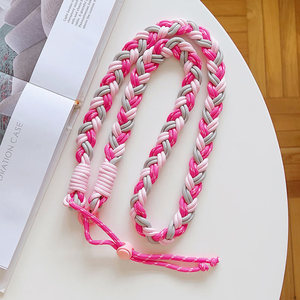 Bền không thấm nước dệt dây chuỗi Thời Trang Chống mất điều chỉnh dây điện thoại di động Dây đeo - Product Image 1