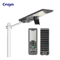 Lámpara Solar de Jardín de Litio Personalizada de 300W 500W para Exteriores, con Cámaras CCTV IP PTZ de 4K 8MP, Sensor WiFi 4G y Luz Solar para Calle