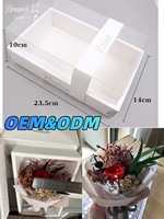 Groothandel Gedroogde Bloemen Vierkante Doos Cadeau Rozenboeket Eeuwigdurend Langdurig Verjaardag Valentijnsdag Moederdag Afstuderen