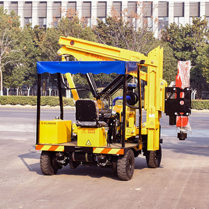 เครื่องตอกเสาเข็มแบบล้อ ปี 2026 สำหรับตลาดอินเดีย ใช้เครื่องยนต์ยูโร 5 - Product Image 6
