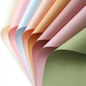 Ouya <b>Paper</b> 58 * 58cm Two-color Double-sided Waterproof Wrapping <b>Paper</b> Solid Color Flower <b>Paper</b> - Product Image 2