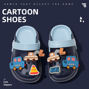 Chaussons décontractés pour enfants, sandales d'été en EVA à motif de dessin animé pour garçons, pantoufles d'intérieur pour enfants, sandales de plage pour filles, sandales de bain pour bébés - Product Image 6