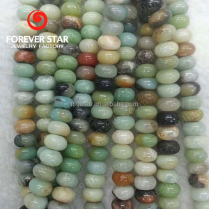 Venta al por mayor de cuentas de piedras preciosas de amazonita facetadas naturales redondas sueltas varios tamaños Costo de fábrica competitivo - Product Image 5