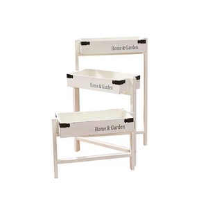 Home & Garden Multi Tier Wooden <b>Plant</b> Stand 50x40x30cm For Indoor Living Room Balcony Use - Product Image 5