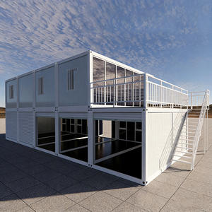 Nouvelles maisons conteneurs pliantes en acier avec conception étanche, écologiques et durables pour bureaux et entrepôts - Product Image 1