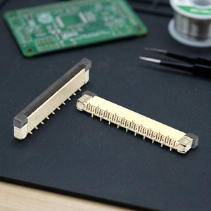 818NXXPTX-43_1.0ph ZFPC SMT แนวตั้ง VT Norm พร้อมแผ่นรอง 4~40 พิน 1 พิทช์ FFC FPC (ขั้วต่อสายแบน)  วัสดุทองแดงผสมชุบดีบุก - Product Image 2