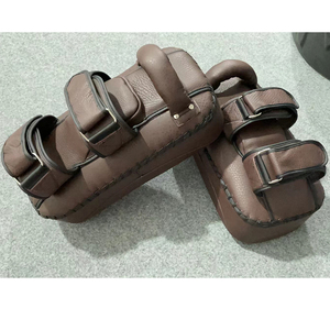 Almohadillas de cuero auténtico para <span class=keywords><strong>entrenamiento</strong></span> de artes marciales, cuero genuino para ganado, boxeo, Muay thai - Product Image 2
