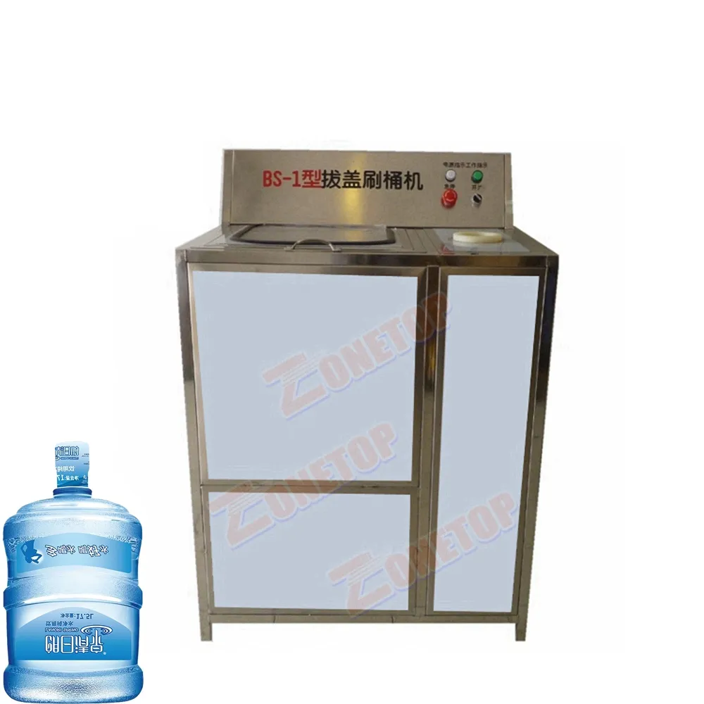 Free Spare Parts Semi Automatic Empty Barrel Washer 5 Gallon Plastic Water Bottle Cleaning Machine