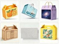 Caja de Regalo Personalizada de Papel Kraft y Cartón Blanco para Cajas Sorpresa de Pequeño Volumen, Exhibición de Productos de Cuidado de la Piel y Joyería