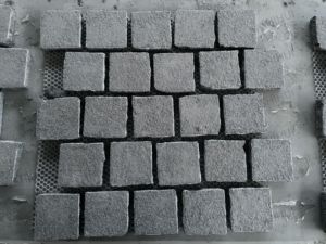 Sh đá tự nhiên đường lái xe màu xám đá granit khối gạch mô hình flamed bề mặt chia cạnh lát đá làm vườn lưới đá cuội - Product Image 5