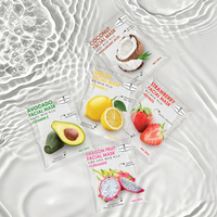 Masque Visage Hydratant en Profondeur à l'Avocat Marque Blanche, Vitamine E, Réparation Naturelle de la Barrière Cutanée, Améliore l'Élasticité, Masque Facial Personnalisé