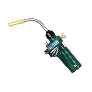 หัวเชื่อมแก๊ส Mapp Torch แบบหัวงอ 1800 องศาเซลเซียส พร้อมสวิตช์เดี่ยว จุดติดด้วยระบบ Piezo ชุบทองแดง - Product Image 1