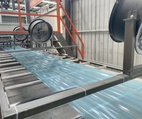 Plaque de toiture en fibre de verre transparente à haute transmission lumineuse, qualité supérieure, ignifuge et isolante thermiquement pour serre GRP