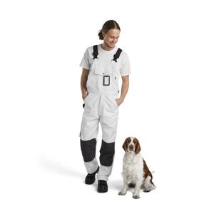 BLAKLADER - 261112101098D120 Peto de Peto Blanco/Gris oscuro-EAN 7330509782064 PETO DE TRABAJO - Product Image 3