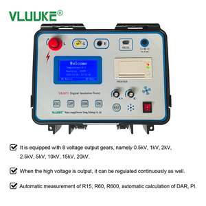 VLUUKE 20KV ポータブル絶縁抵抗計 変圧器テスター 220V 高精度絶縁抵抗計 2年保証付き - Product Image 4