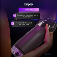 Automatische Saugfunktion Multi-Frequenz-Vibration USB-Aufladbarer Prostata-Masturbator für Männer