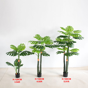 Planta Artificial de Brasil de 150 cm para Exteriores DKB, Planta de Plástico de Alta Simulación para Decoración de Interiores y Exteriores, Hogar y Oficina - Product Image 2