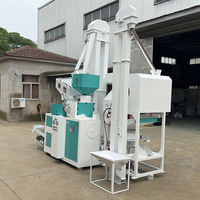 Machine de polissage de décorticage de moulin à riz et de millet combinée fournie en usine avec moteur d'approvisionnement en gros