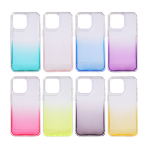 เคสโทรศัพท์มือถือสีใสไล่ระดับสีสำหรับโทรศัพท์ทุกประเภท - Product Image 1