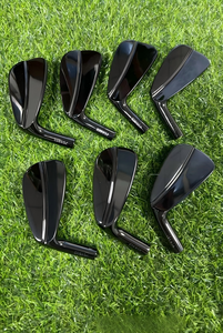 Têtes de fers de <span class=keywords><strong>golf</strong></span> pour droitiers <span class=keywords><strong>ou</strong></span> gauchers, tiges en <span class=keywords><strong>acier</strong></span> inoxydable, têtes de fers forgées avec accessoire de poignée en caoutchouc - Product Image 3