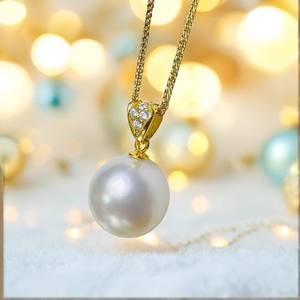 Accesorios de Perlas DIY 31310, Colgante de Plata S925, Soporte Simple para Collar con Cuentas Redondas de 9-13 mm, Tipo Espaciadores para Joyería - Product Image 1