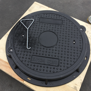 OEM 서비스 EN124 D400 SMC 도난 방지 사각형 원형 맨홀 뚜껑 (도로 안전용) JQ 브랜드 - Product Image 3