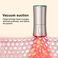 NOUVEAU 2026 Appareil de beauté pour le lifting et le raffermissement de la peau du visage et du cou, couleurs rouge, violet, vert et 3 modes, avec massage par ventouses sous vide