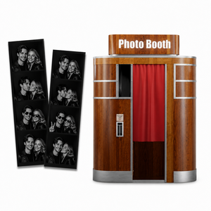 Cabina de Fotos Vintage Personalizada con Cámara DSLR e Impresión Instantánea para Centros Comerciales, Discotecas y Alquiler para Eventos, con Alto Retorno de la Inversión - Product Image 1